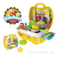 Toys Kitchen Play Set Improve children's learning ability DIY toys kitchen set Factory